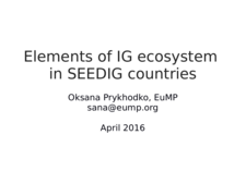 Seedig2016 Presentation